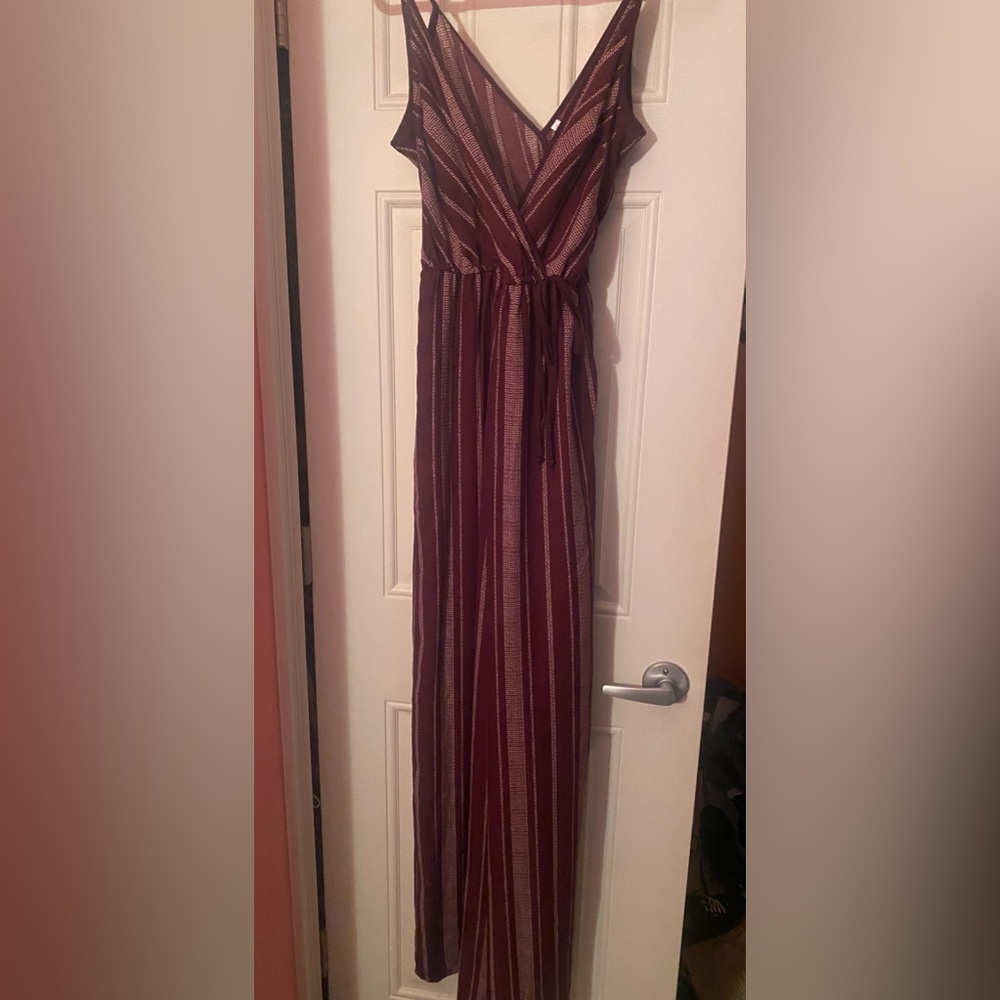 Retro style purple jumpsuit